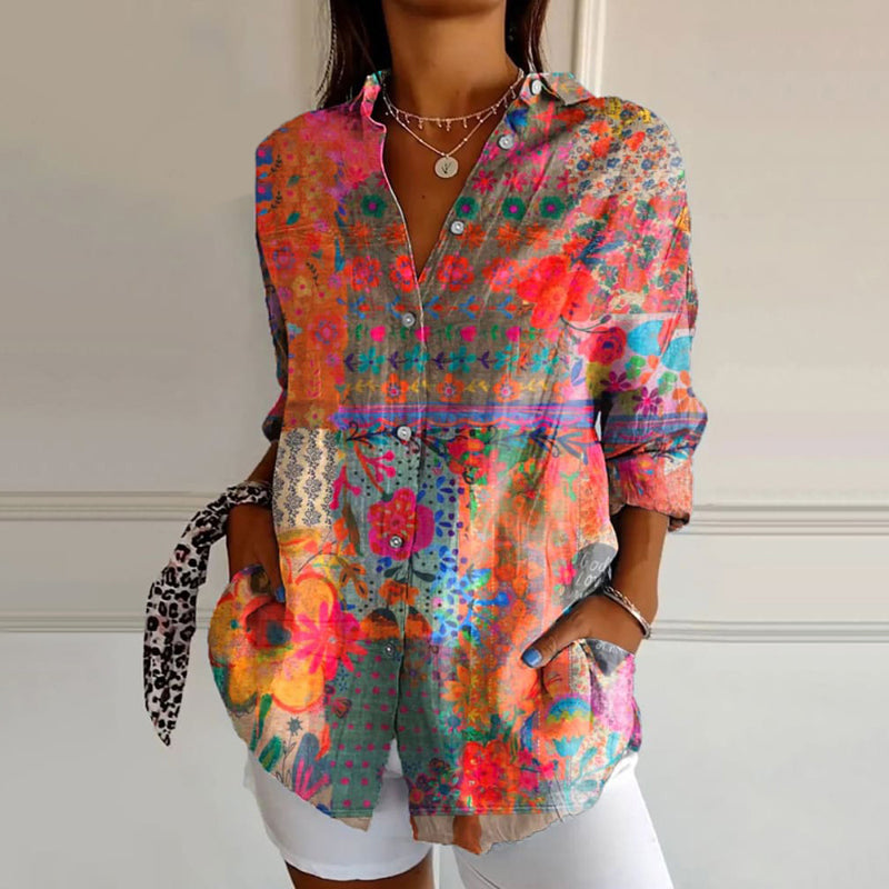 Non Duality | Elegant Floral Blouse