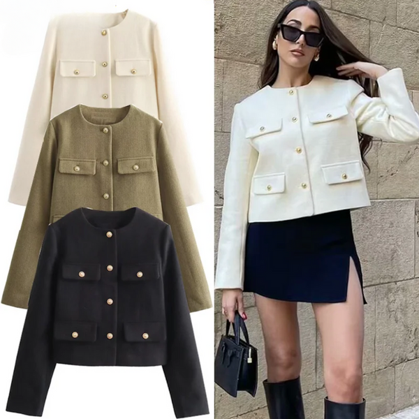 Stylish Cropped Winter Jacket