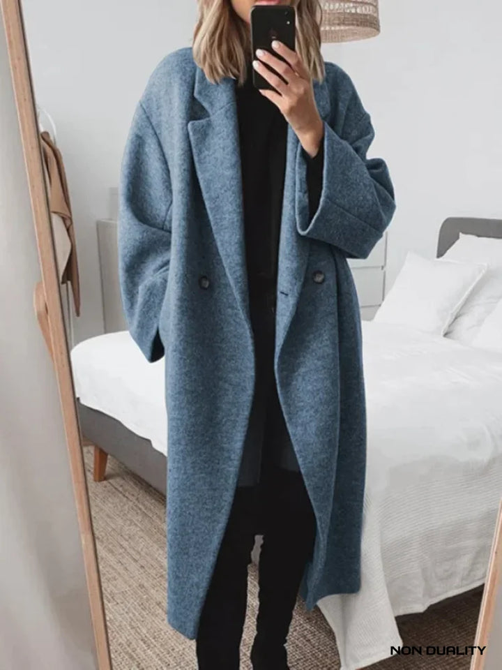 Non Duality | Classic Wintercoat Blue / S Woman