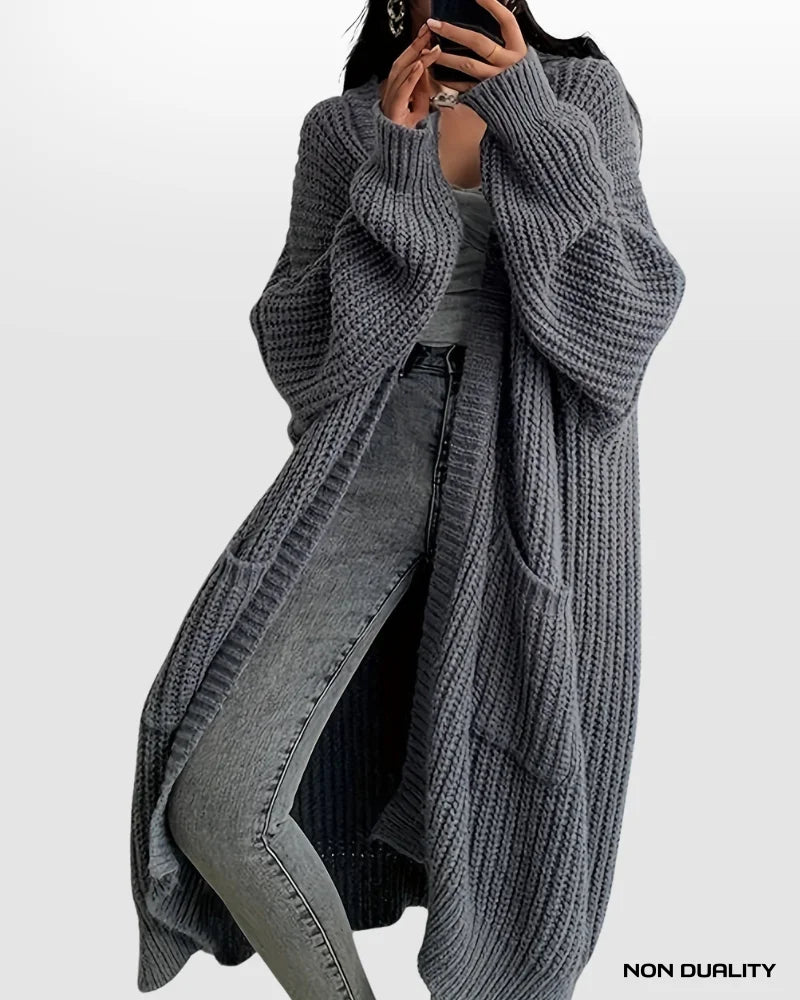 Non Duality | Knitted Oversized Long Cardigan