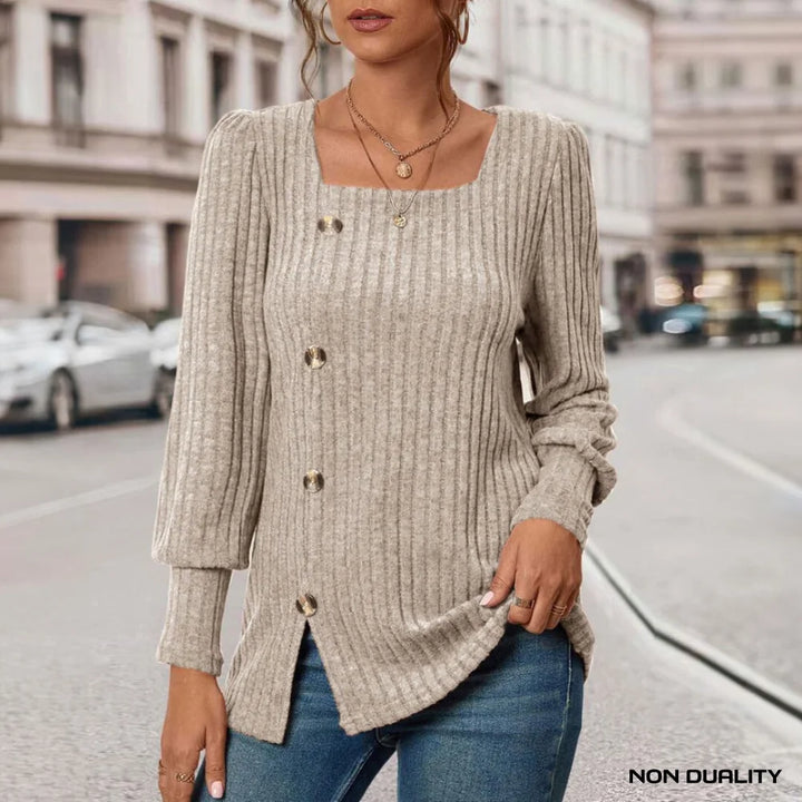 Non Duality | Elegant Charm Top Beige / S