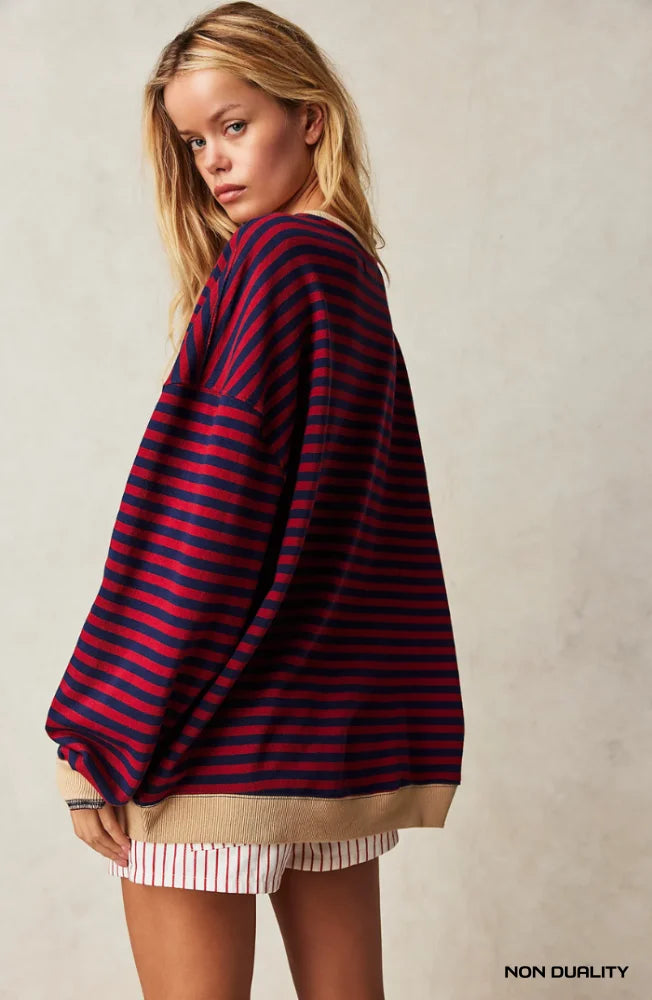 Striped Oversized Sweater