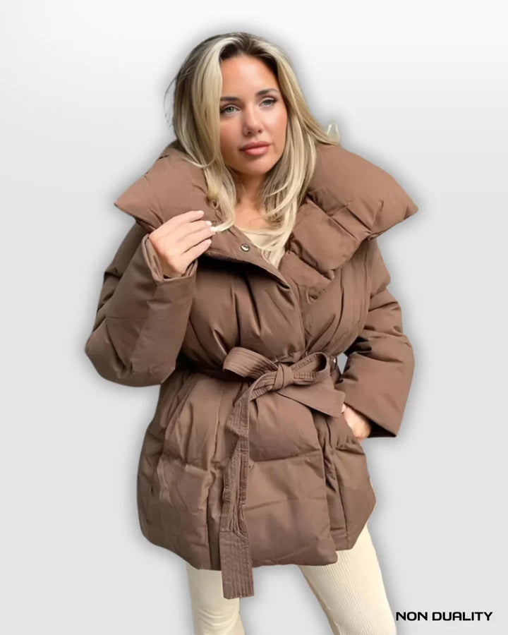 Non Duality | Luxe Puffer Belted Jacket Jackets