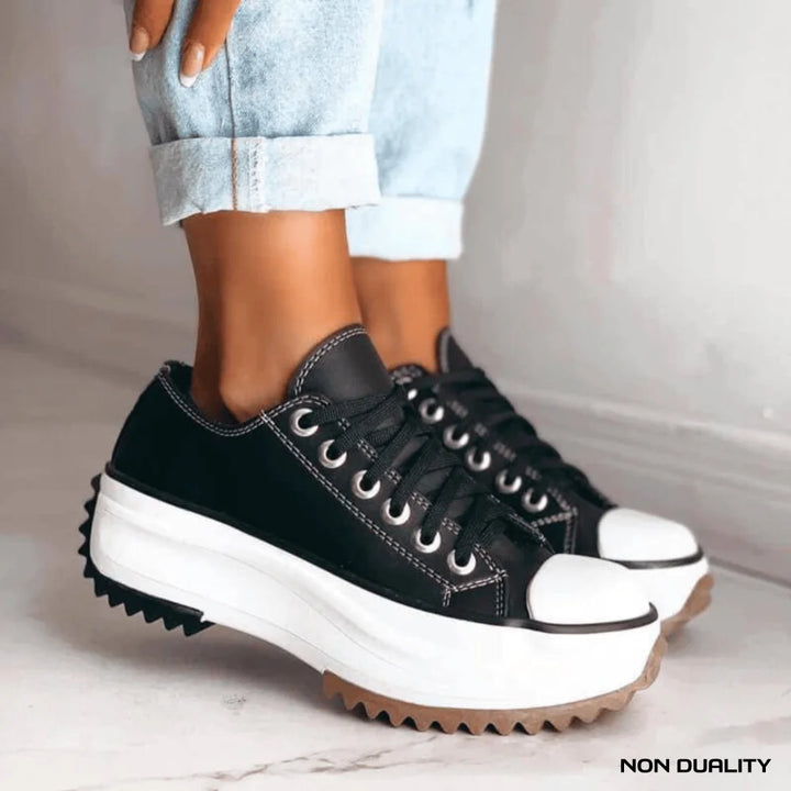 Non Duality | Women’s Stylish Comfort Sneakers Zwart / 35