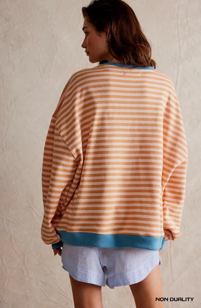 Striped Oversized Sweater