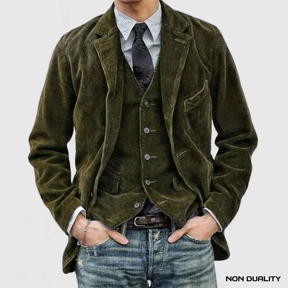 Non Duality | Vintage Corduroy Blazer Green / M Jacket