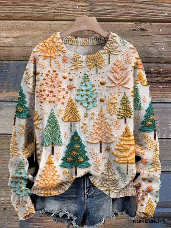 Non Duality | Holiday Pine Sweater Design 3 / 2Xs