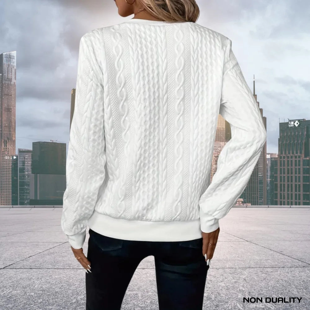 Non Duality | Chic Knit Zip-Up Sweater