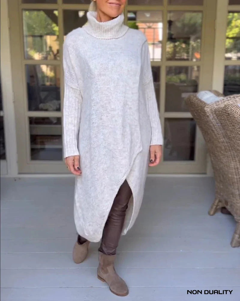 Non Duality | Elegant Tunic Knit Beige / S