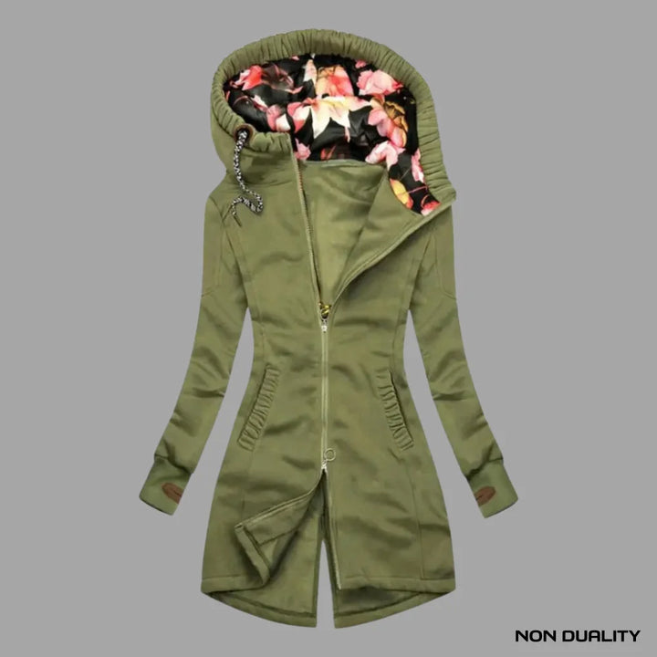 Non Duality | Floral Detail Jacket Green (Almost Sold Out) / S