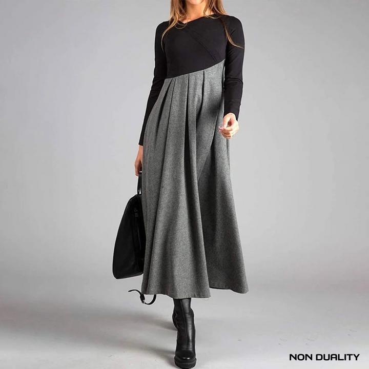 Non Duality | Timeless Two-Tone Dress S