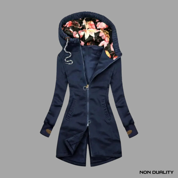 Non Duality | Floral Detail Jacket Blue / S