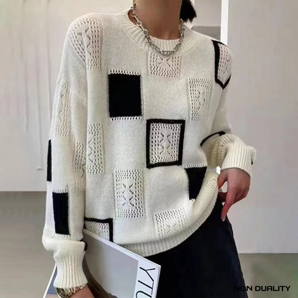 Non Duality | Block Design Cozy Sweater S