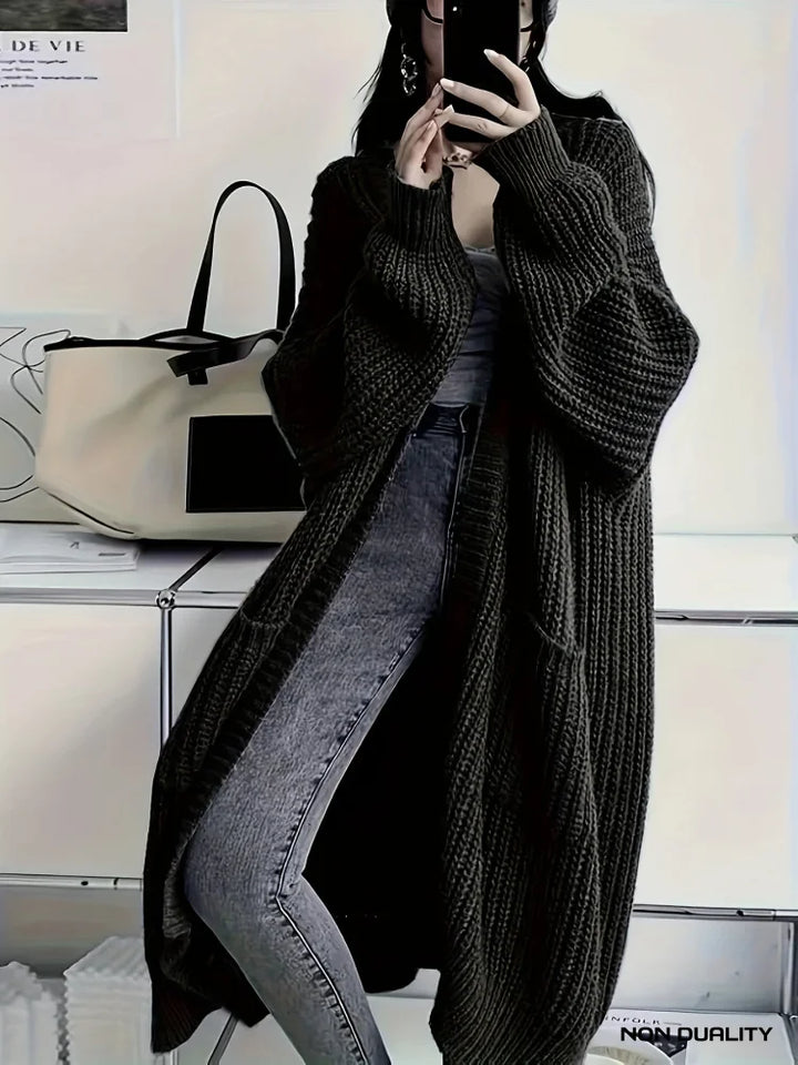 Non Duality | Knitted Oversized Long Cardigan