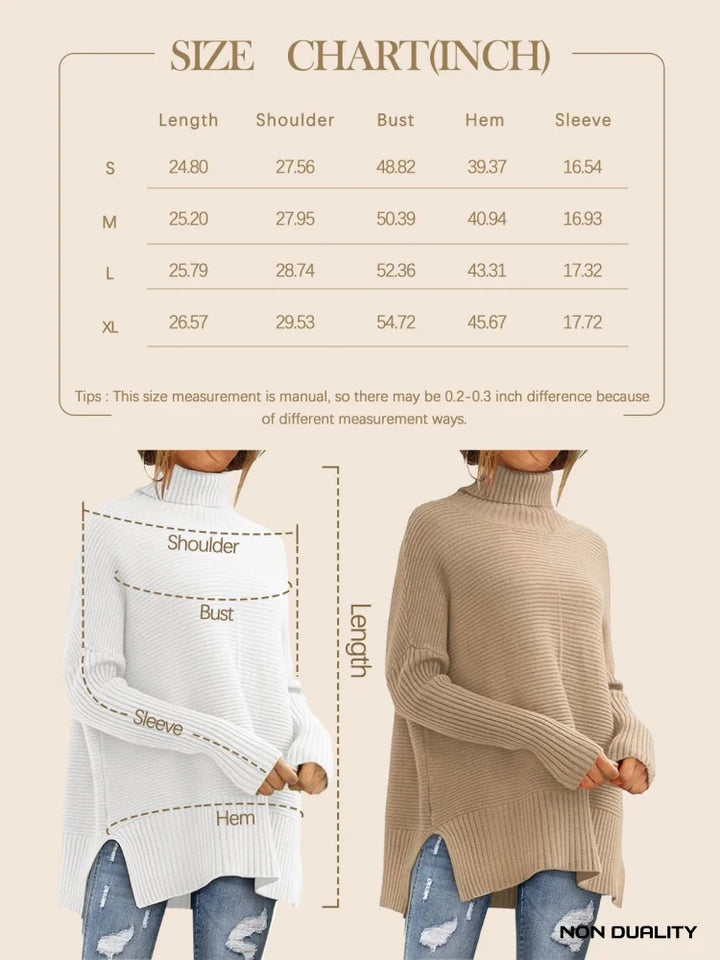 Non Duality | Oversized Turtleneck Sweater