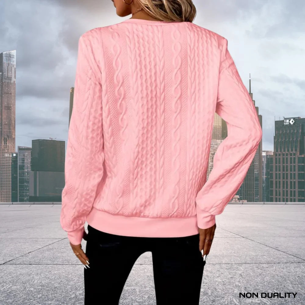 Non Duality | Chic Knit Zip-Up Sweater