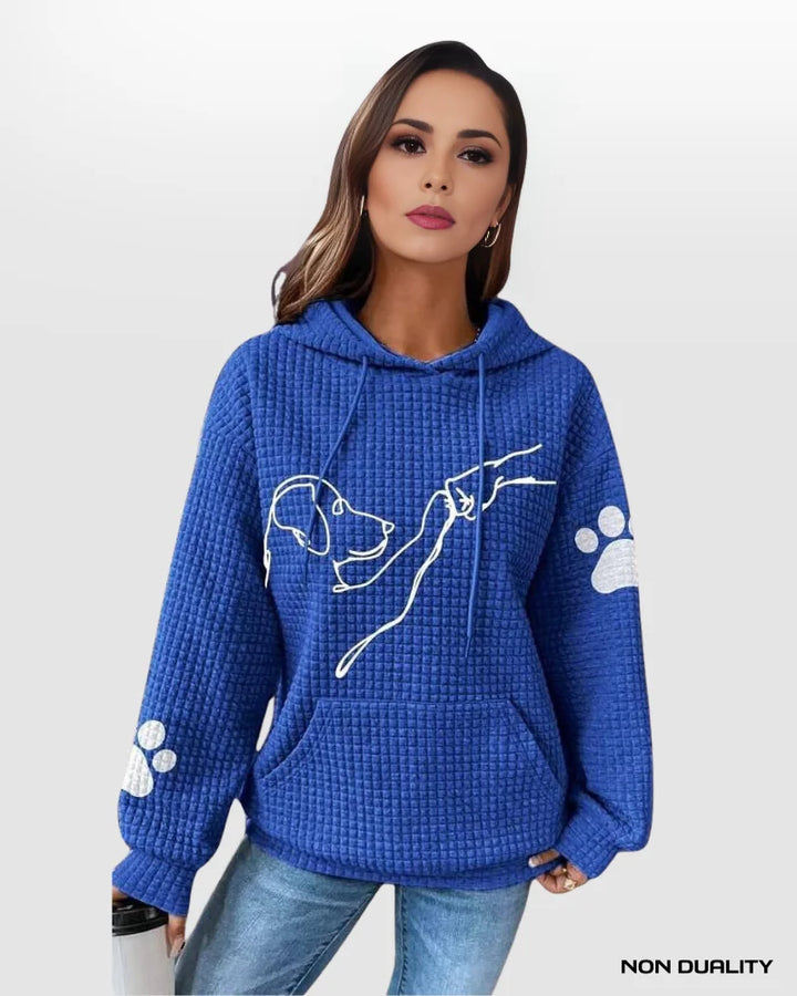 Non Duality | Furry Friend Hoodie Blue / S