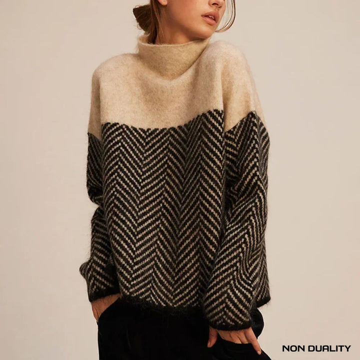 Non Duality | Knitted Turtleneck Beige (Almost Sold Out) / 8 (Xs)