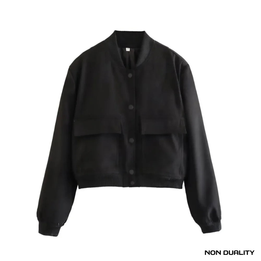 Non Duality | Essential Pocket Bomberjack Zwart / S Jacket