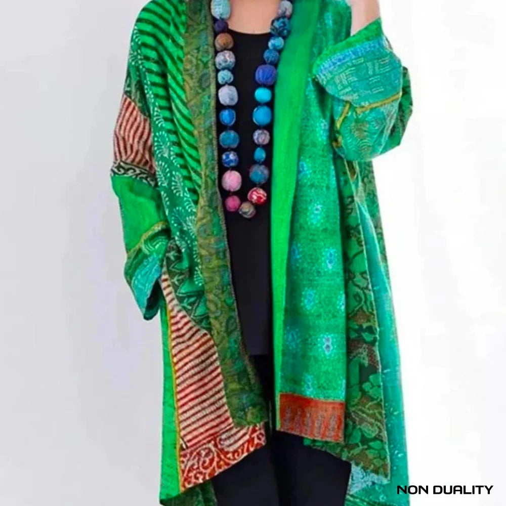 Multicolor Kimono Groen / S Fashion