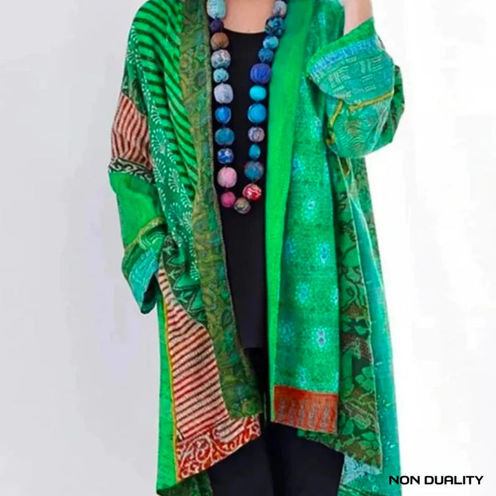 Multicolor Kimono Groen / S Fashion