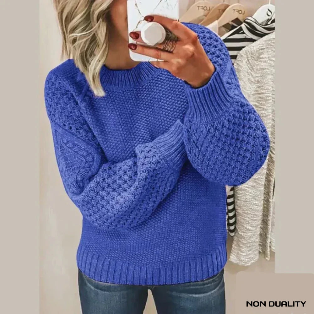 Non Duality | Soft Blush Knit Sweater Blue / S