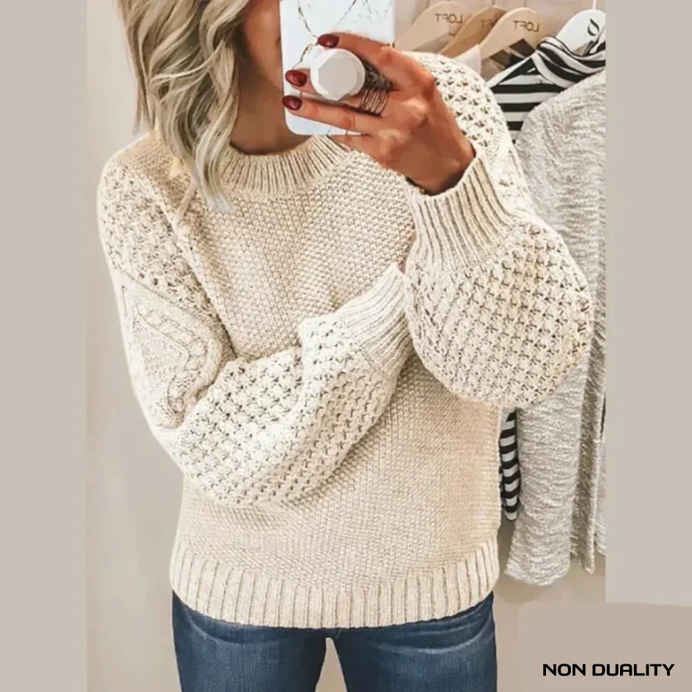 Non Duality | Soft Blush Knit Sweater White / S