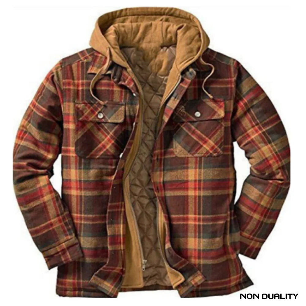 Non Duality | Flannel Jacket Brown / S