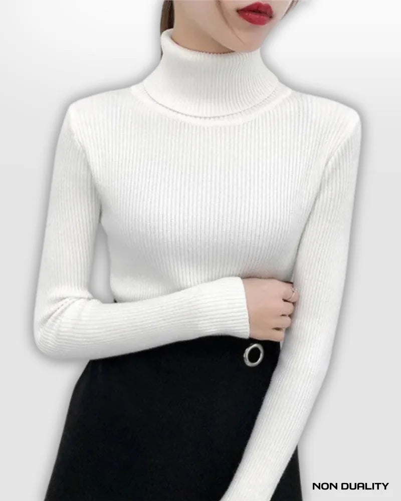 Non Duality | Classic Ribbed Turtleneck Fit