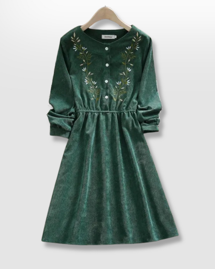 Non Duality | Elegance Bloom Velvet Dress