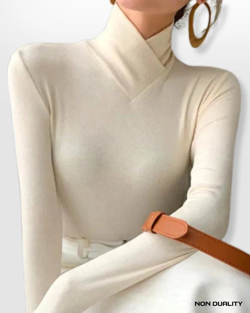 Non Duality | Elegant Twist Neck Top