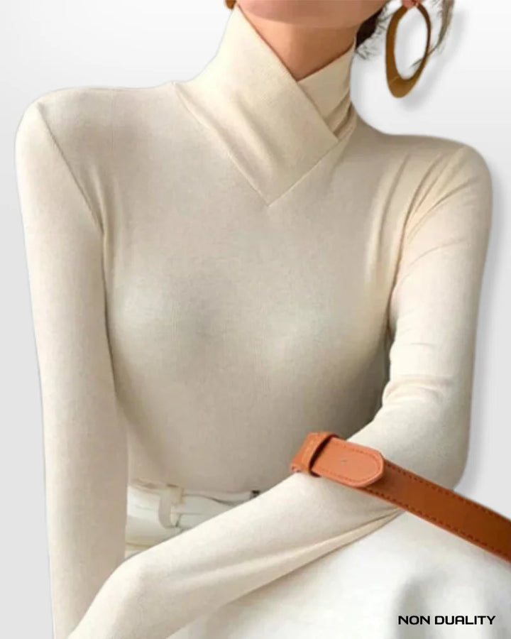 Non Duality | Elegant Twist Neck Top