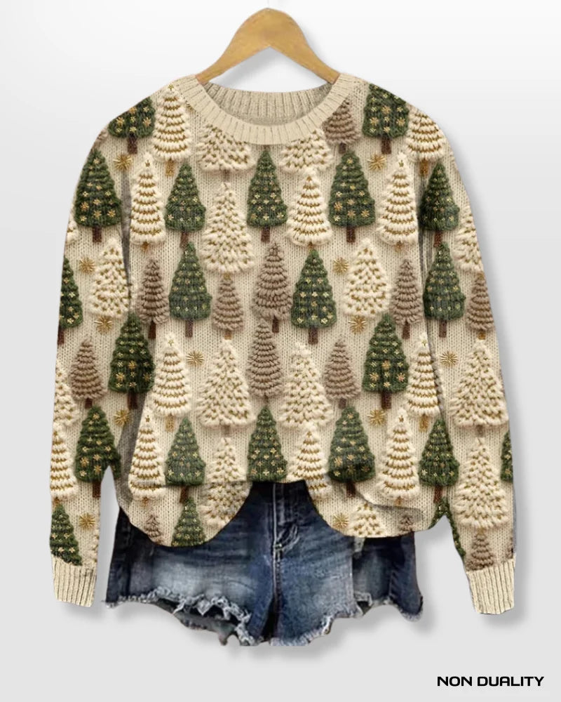 Non Duality | Holiday Pine Sweater