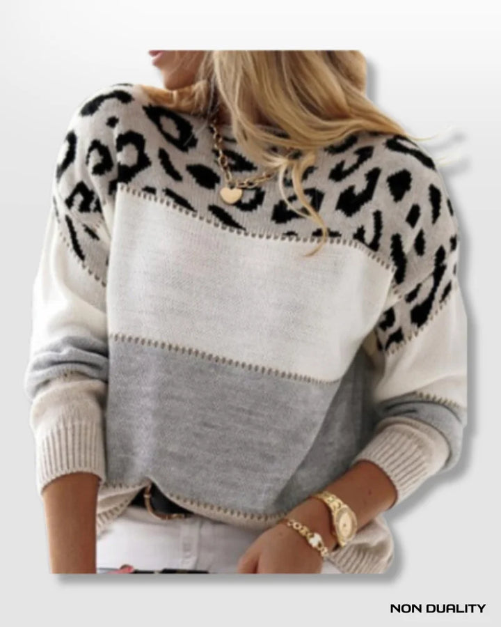 Non Duality | Leopard Print Sweater