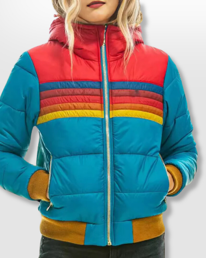 Non Duality | Rainbow Puffer Jacket