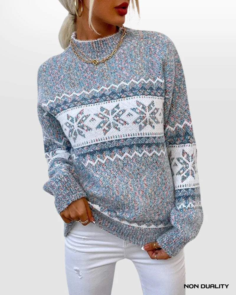 Non Duality | Snowflake Knit Sweater