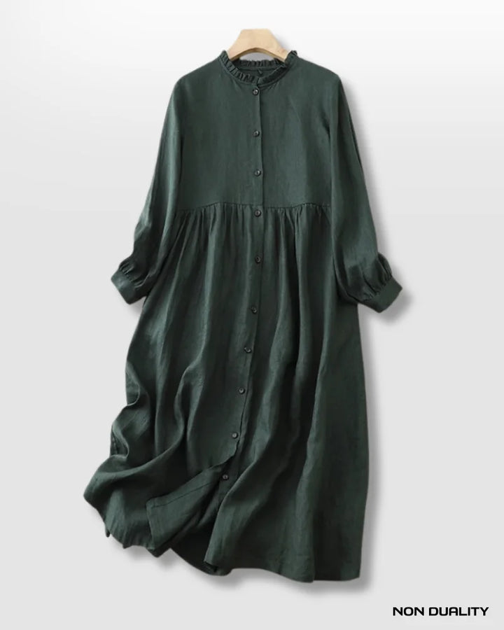 Non Duality | Vintage Buttoned Midi Dress