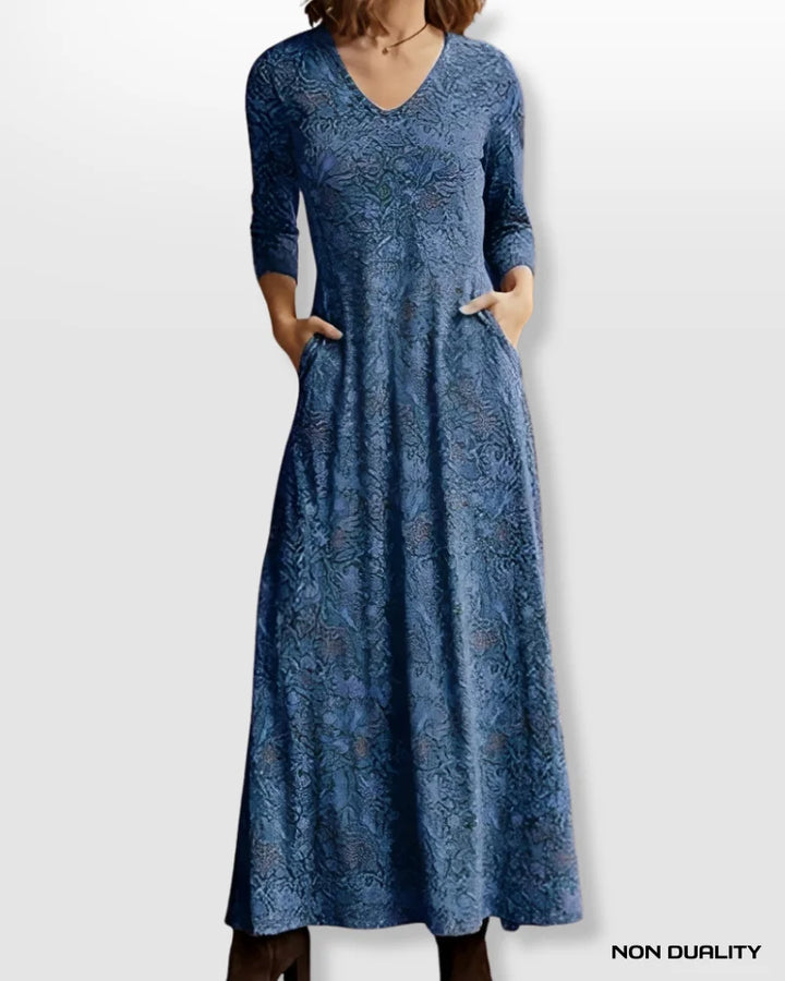 Non Duality | Vintage Floral Maxi Dress
