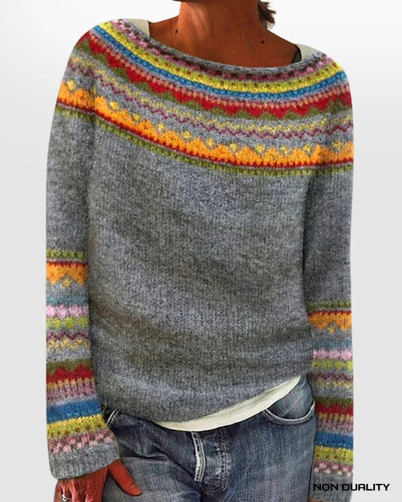 Nordic Knit Sweater S