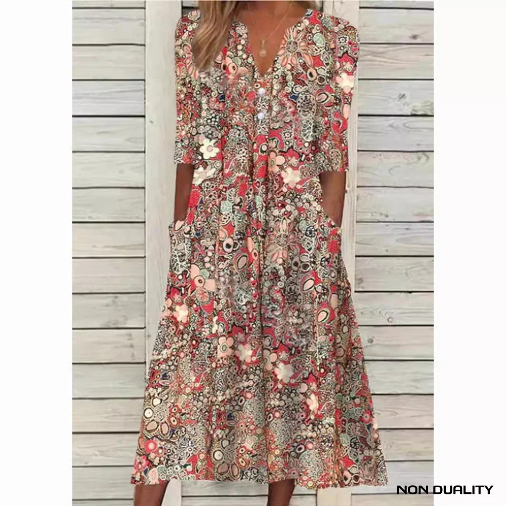 Non Duality | Floral Print Dress