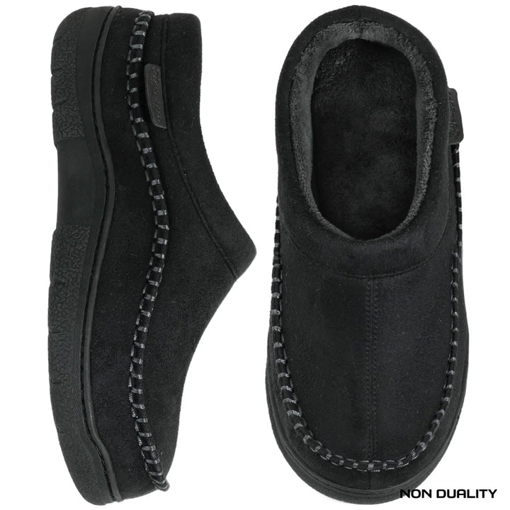 Non Duality | Soft Fleece Comfort Slippers Black / 38