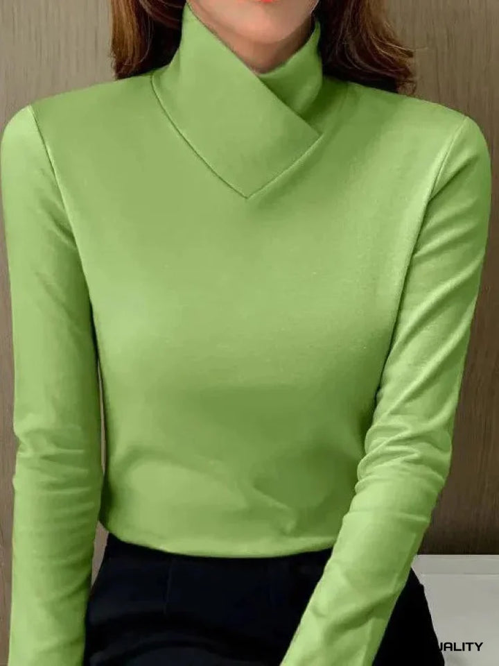 Non Duality | Elegant Turtleneck Fit Groen / S