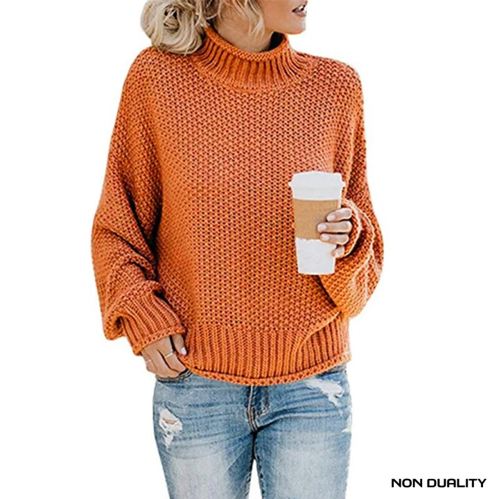 Non Duality | Cozy Turtleneck Sweater Oranje / S