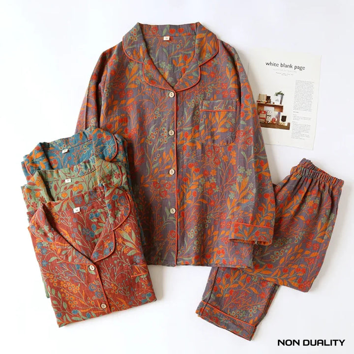 Non Duality | Autumn Bloom Pajama Set