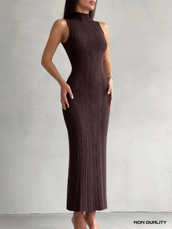 Non Duality | Ribbed Maxi Dress