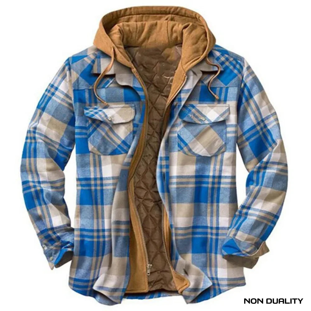 Non Duality | Flannel Jacket Blue / S