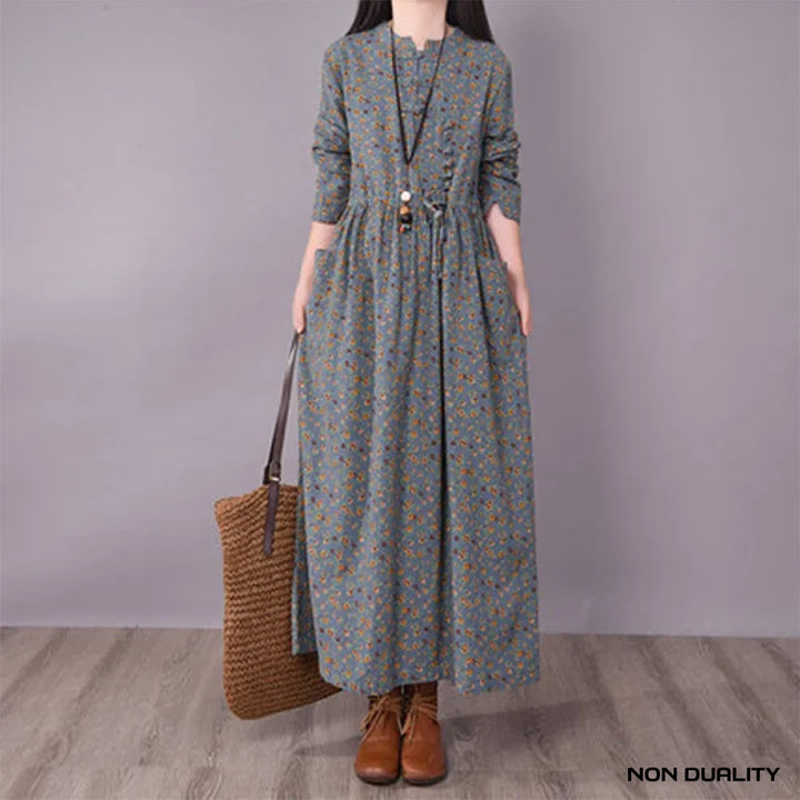 Non Duality | Bohemian Floral Maxi Dress