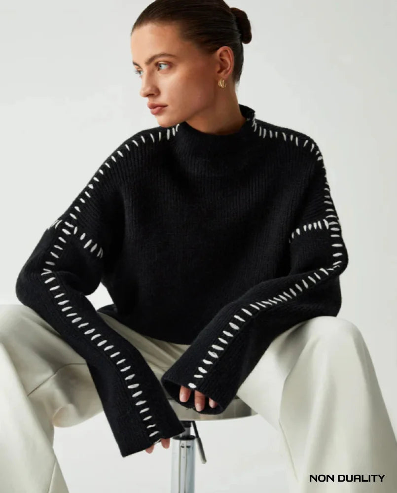 Non Duality | Lilly Turtleneck Zwart / S