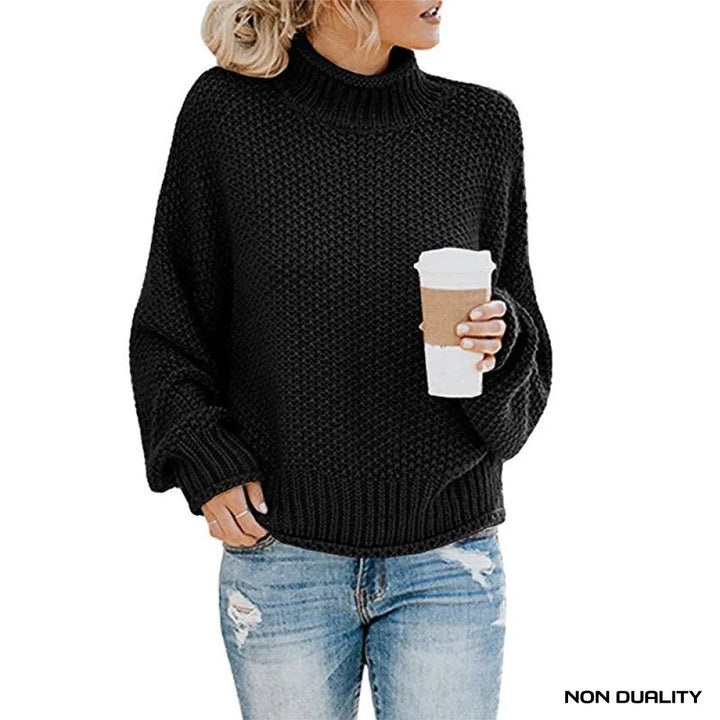 Non Duality | Cozy Turtleneck Sweater Zwart / S