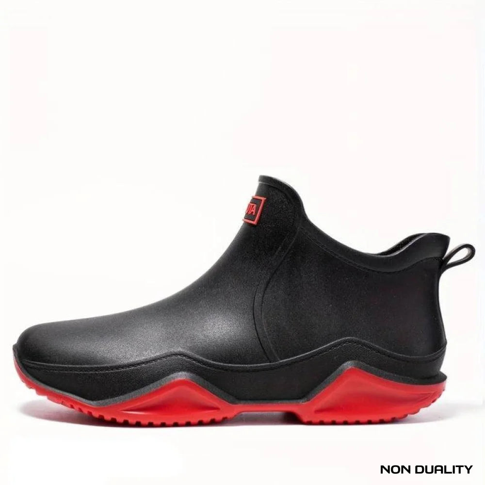 Non Duality | Modern Orthopedic Rubber Boots Black / Red 36 Shoes & Sandals